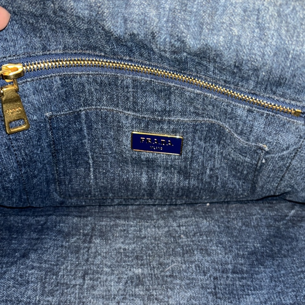 VGUC Denim Prada Tote ❌❌SOLD❌❌ - Picture 15 of 15
